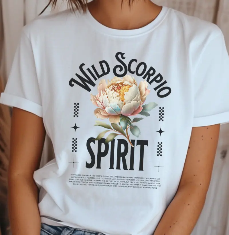 Camiseta Signos ESCORPIÃO - WILD