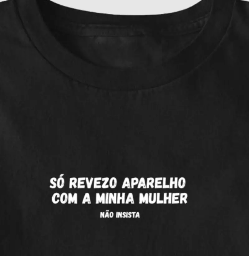 Só revezo com ela