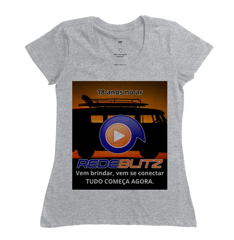 camisa rede blitz fem