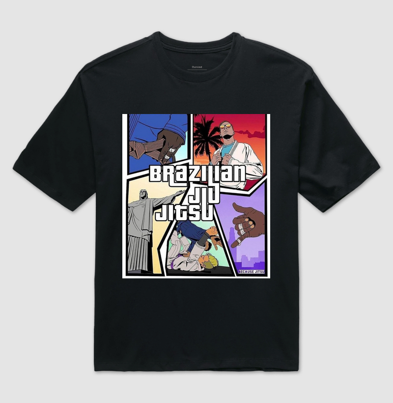 camisa Estampas Jiu Jitsu 
