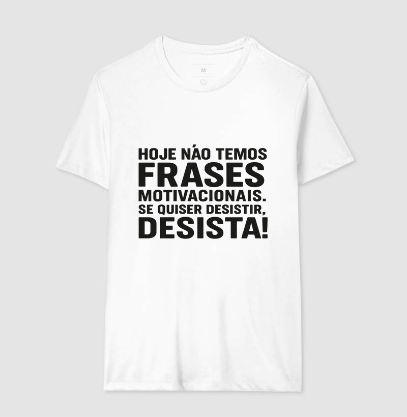 Hoje não temos frases motivacionais