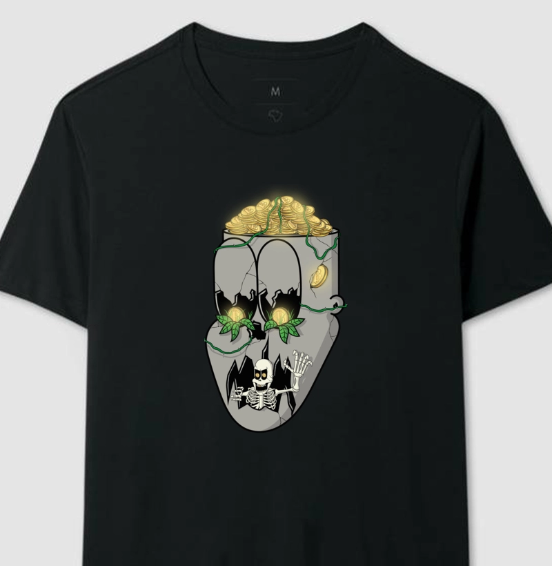 Camiseta Bitcoin Face