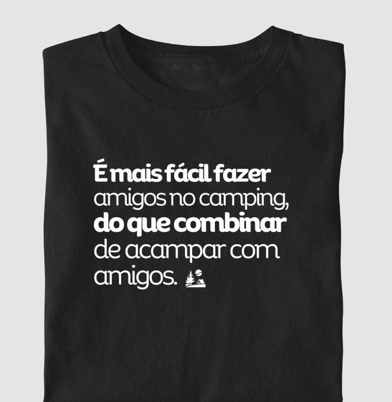 Amigos no camping