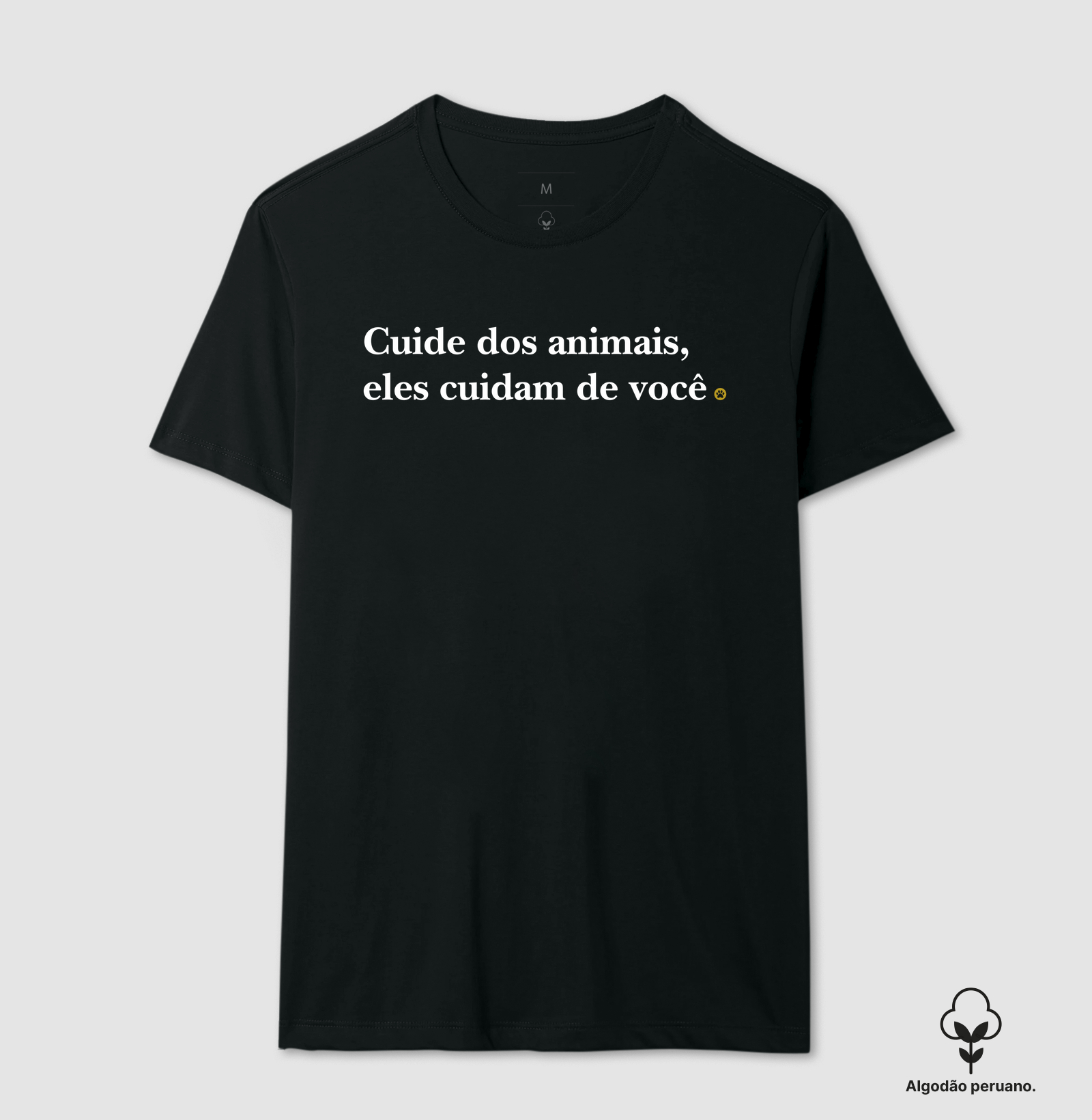 Camiseta Kids Eles cuidam de você.