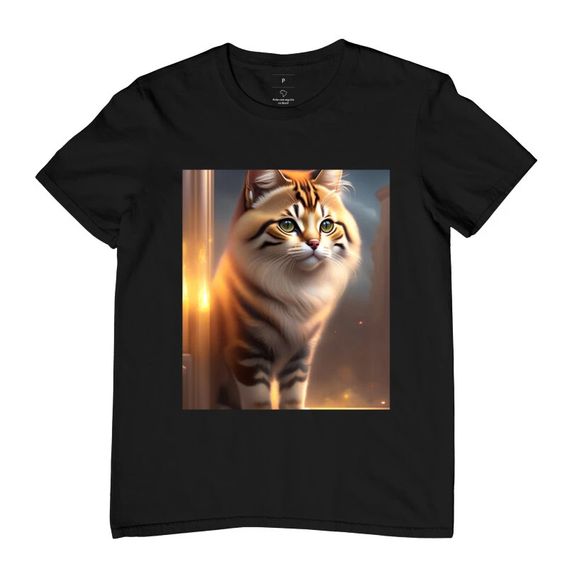 Camiseta Gato Futurista