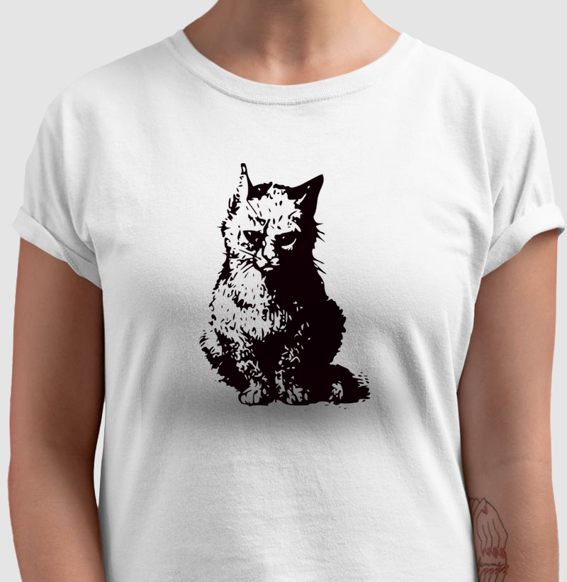 camiseta gato 