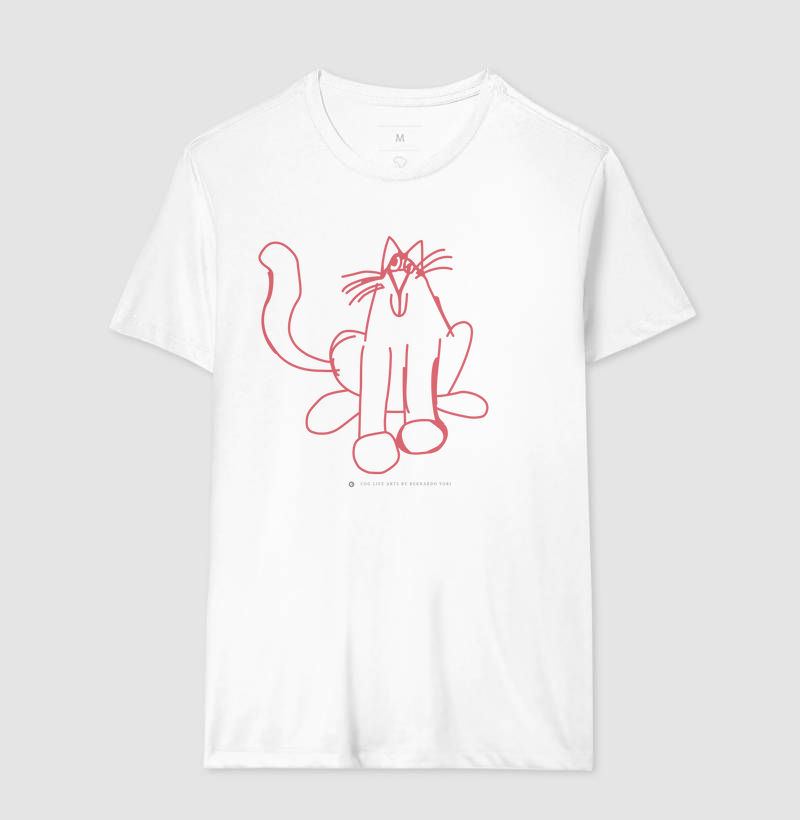 Camiseta O Gato by Bernardo Yori