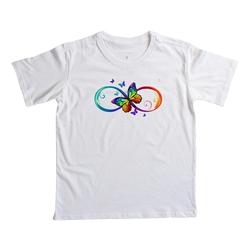 Camiseta infantil Borboletas