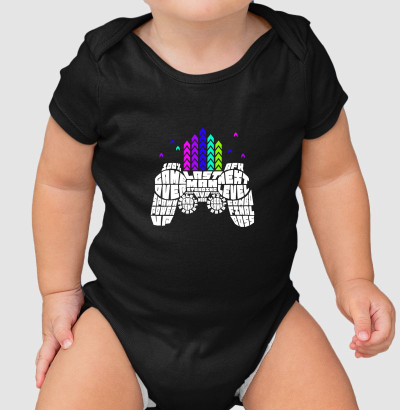 Body Infantil “Controle Gamer”