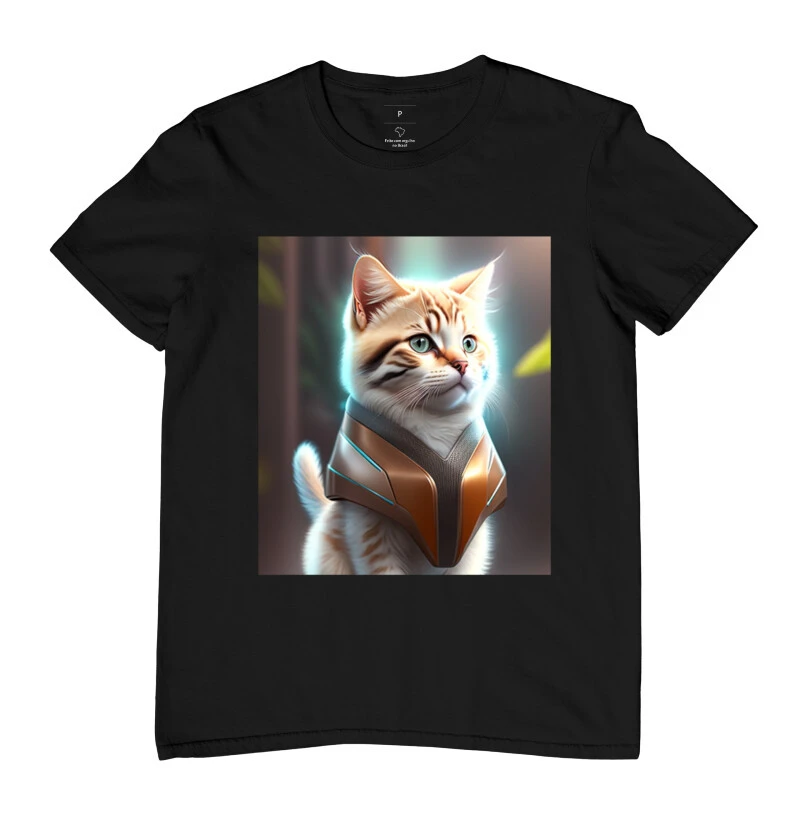 Camiseta Gato Futurista