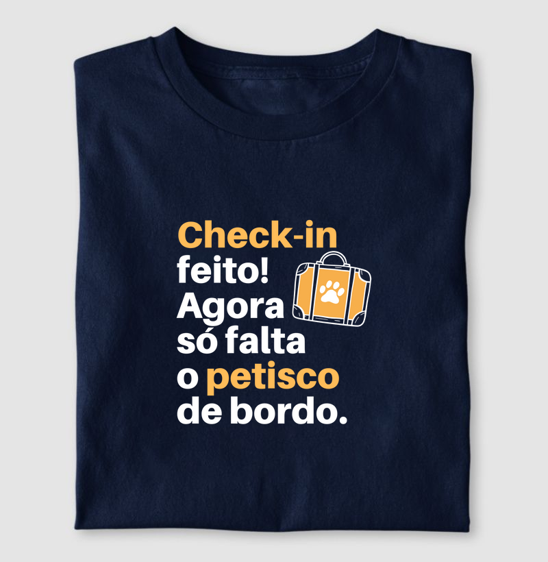 Só falta o petisco de bordo