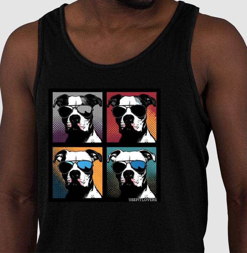 Pit bulls pop art 