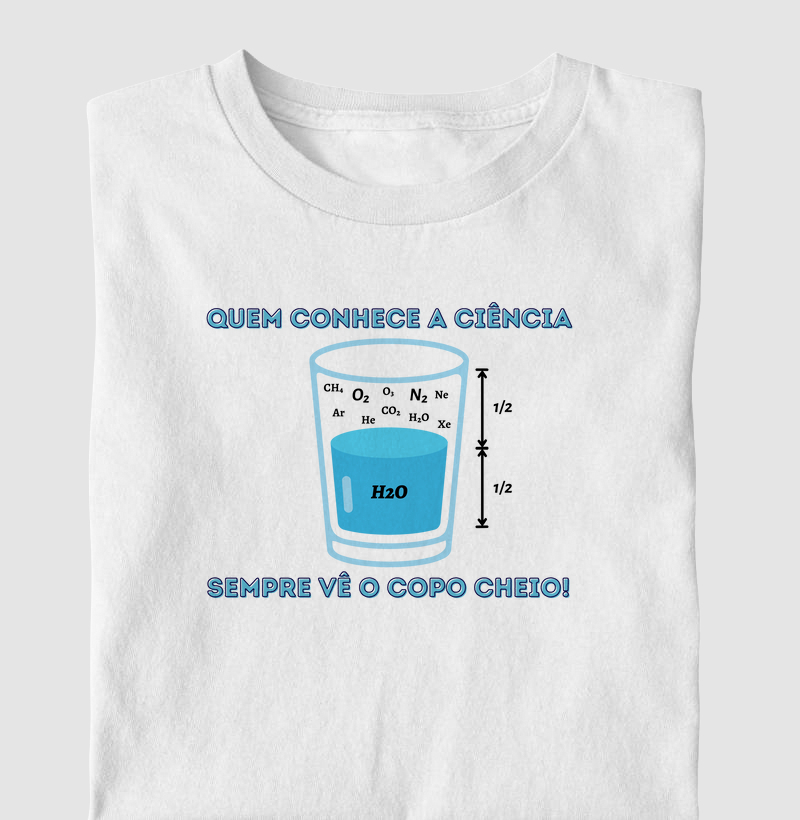 Copo sempre cheio!