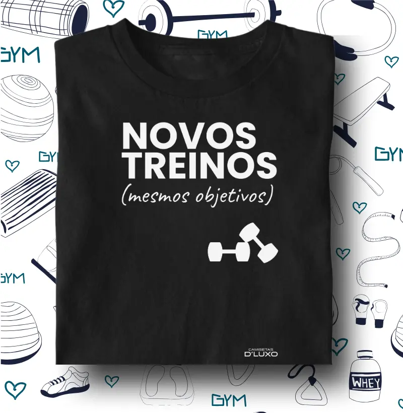 Novos treinos Mesmos objetivos
