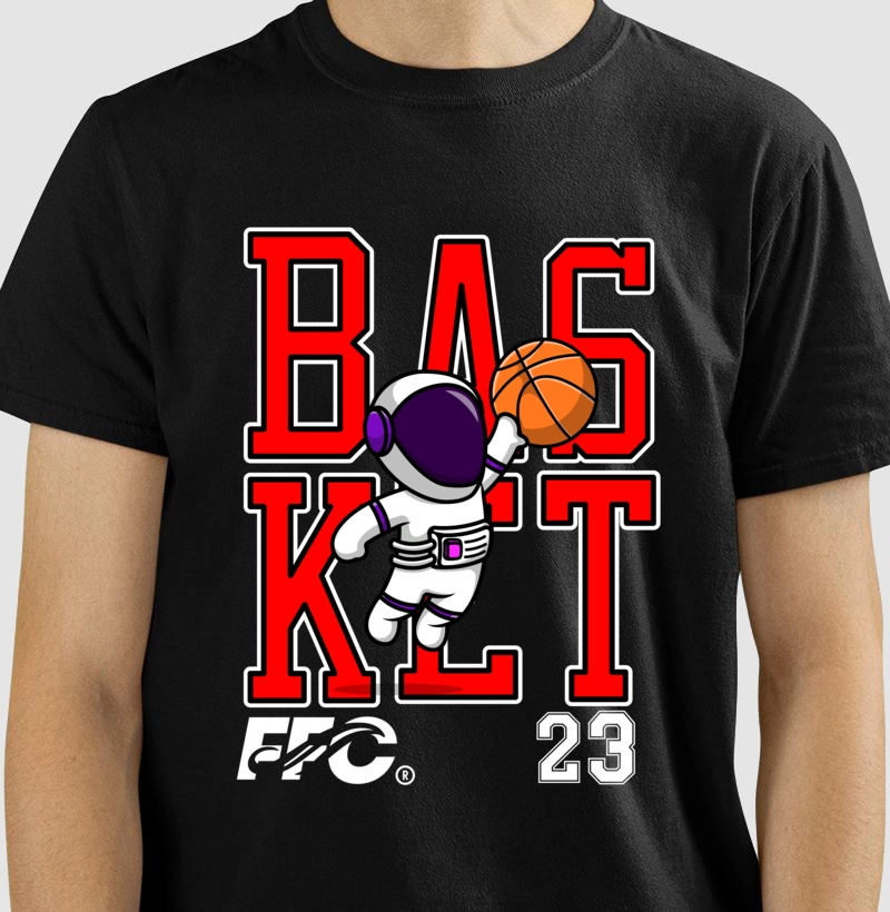 camiseta ffc basquete astronauta