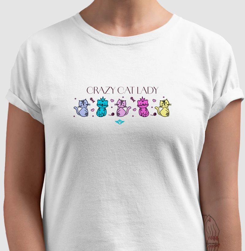 Camiseta a Louca dos gatos