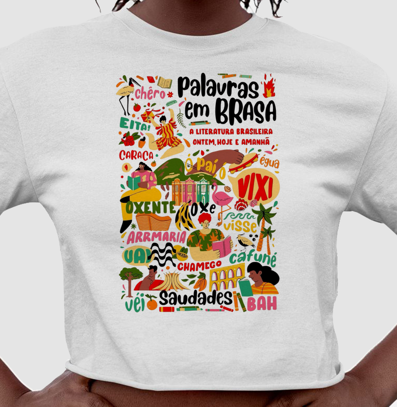 Cropped Palavras Brasileira