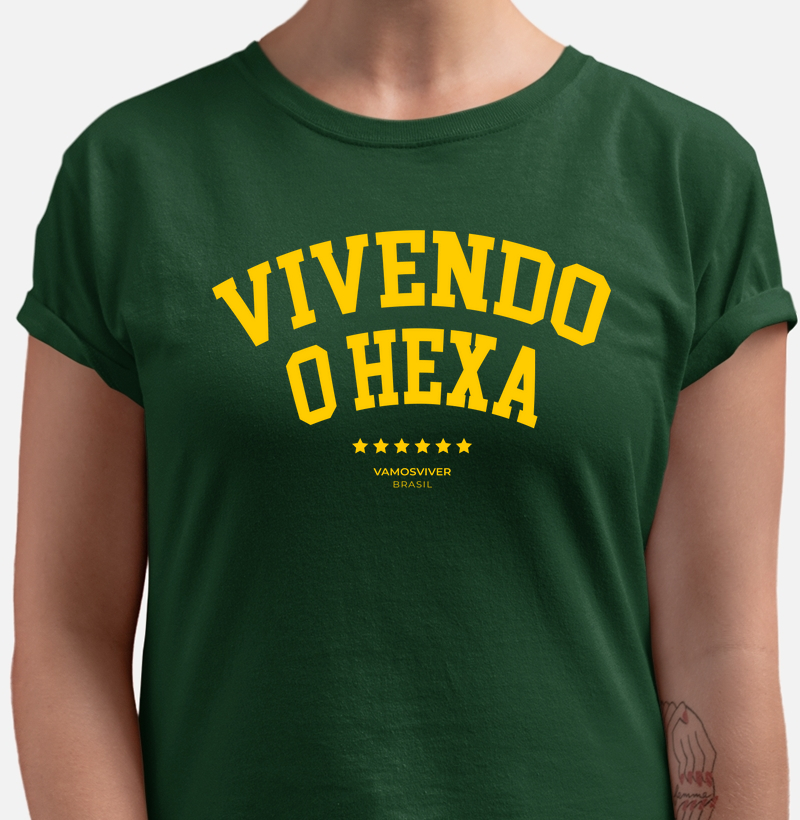 Baby Look Vivendo o Hexa