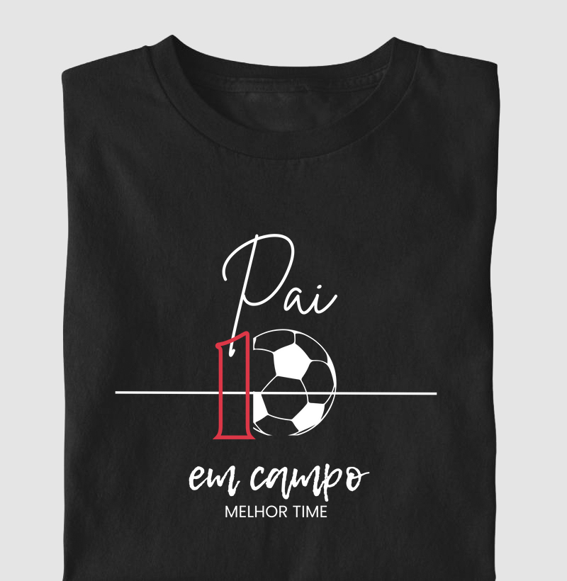 Camiseta | Pai alvinegro em Campo. 10