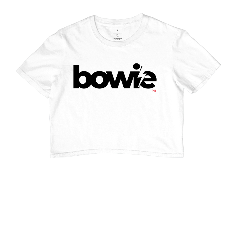 Camiseta Cropped - David Bowie Stardust