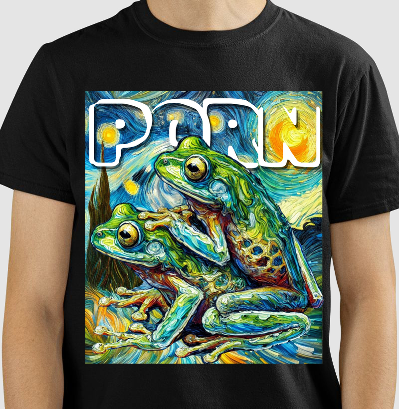 Camiseta Porn Parereca Van Gogh | Fantástico Mundo da Biologia