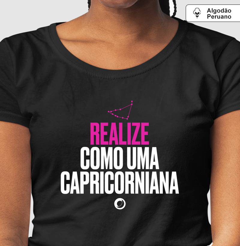 realize como uma capricorniana.