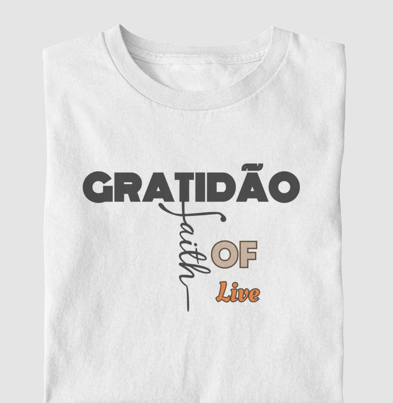 Camiseta gratidão
