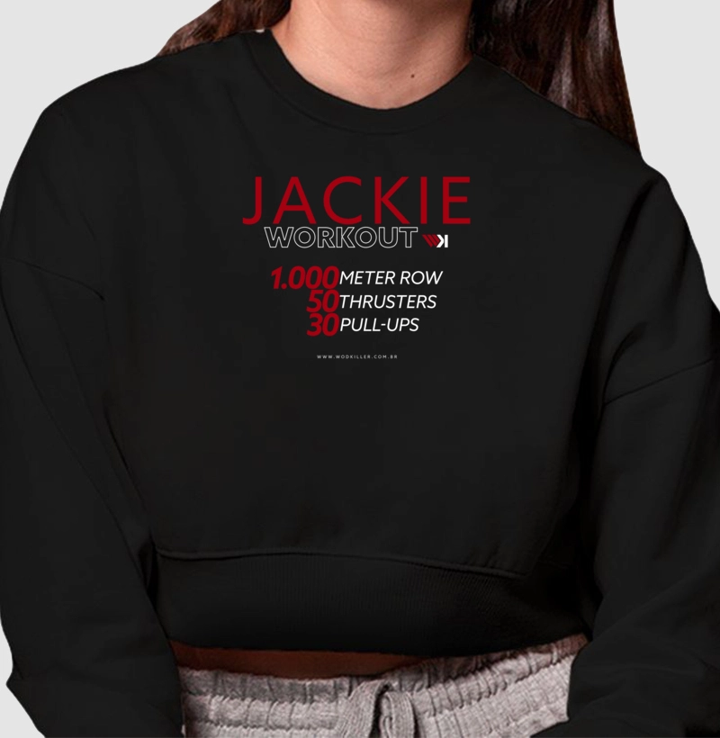 Moletom Cropped Workout Jackie
