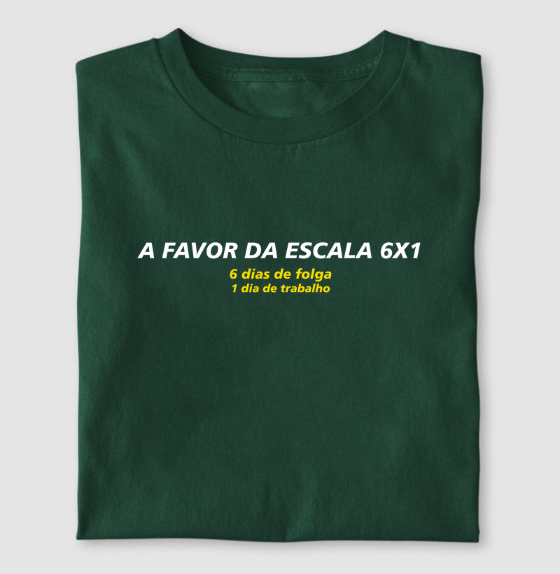 Camiseta Escala 6x1
