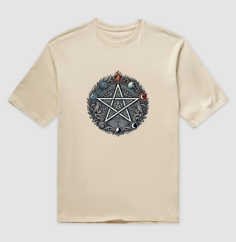 Pentagrama com os 5 Elementos