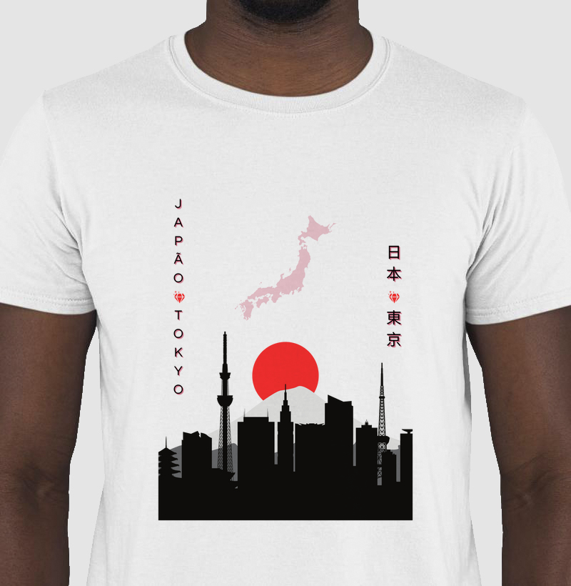 Camiseta Japao - Tokyo