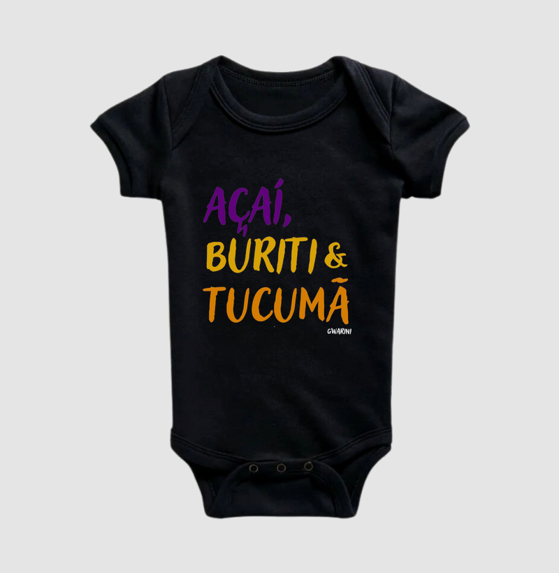 Açaí, buriti e tucumã