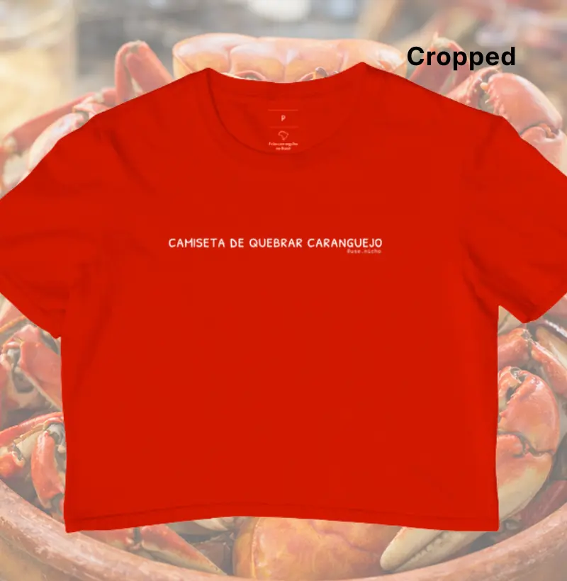 Camiseta de quebrar caranguejo