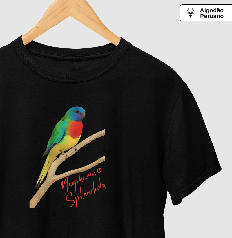 Camiseta Algodão Peruano - Neophema Esplendida 