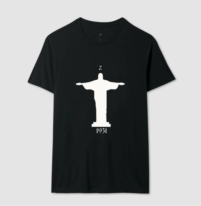 Camiseta Cristo Redentor Branco / Monumentos