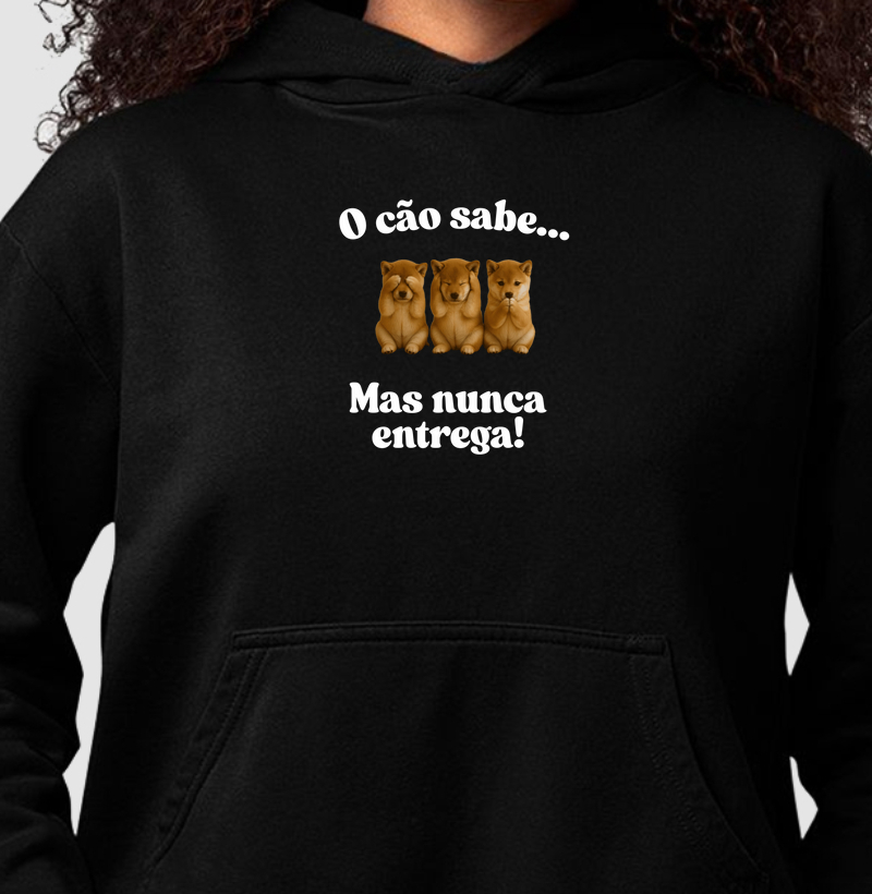 O cão sabe...mas nunca entrega!