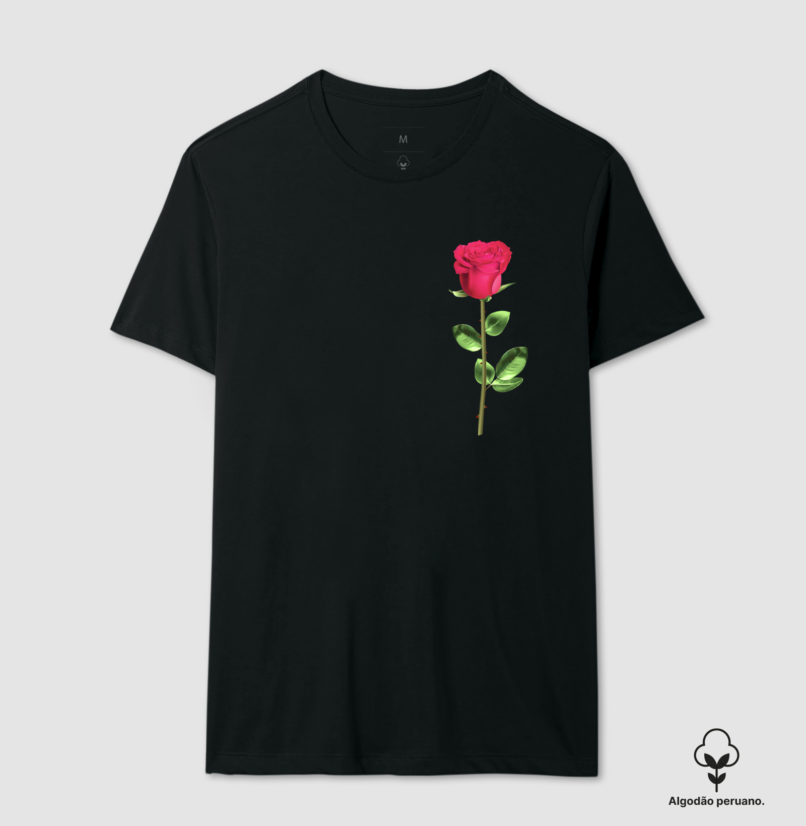 Coleção flores - Rosa no peito
