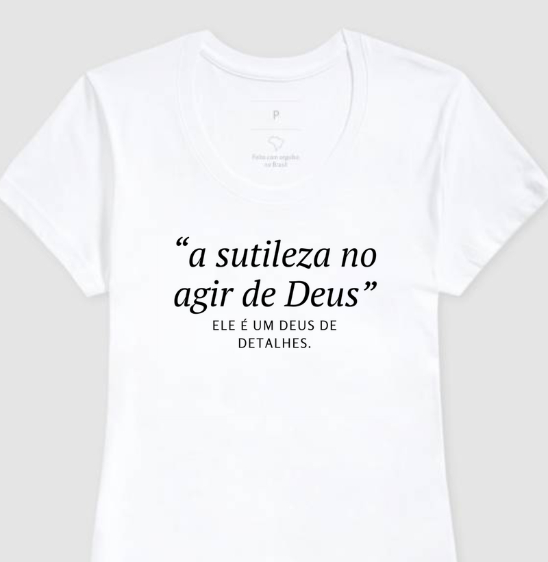 a sutileza no agir de Deus