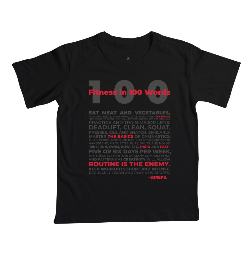 Fitness in 100 words