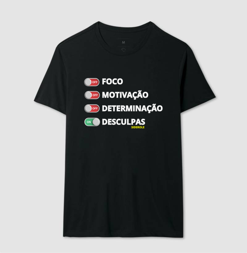 Camiseta Desculpas ON