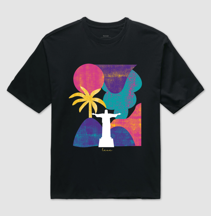 Oversized Unissex Cristo Redentor
