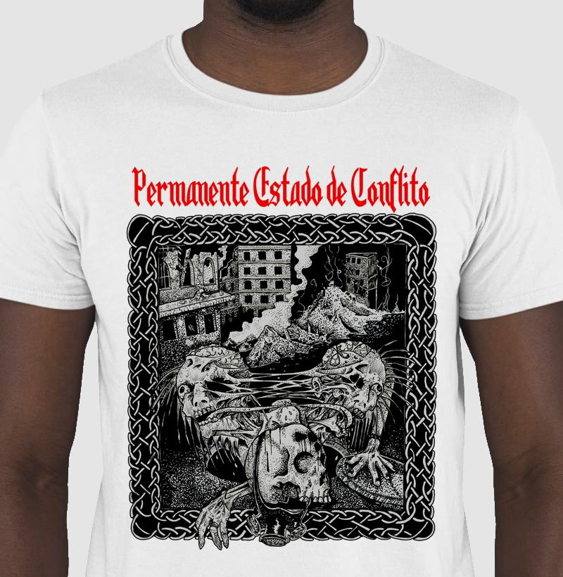 PERMANENTE ESTADO DE CONFLITO - Camiseta exclusiva