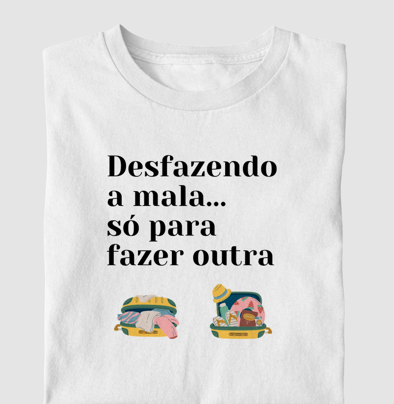 Desfazendo a mala... só para fazer outra