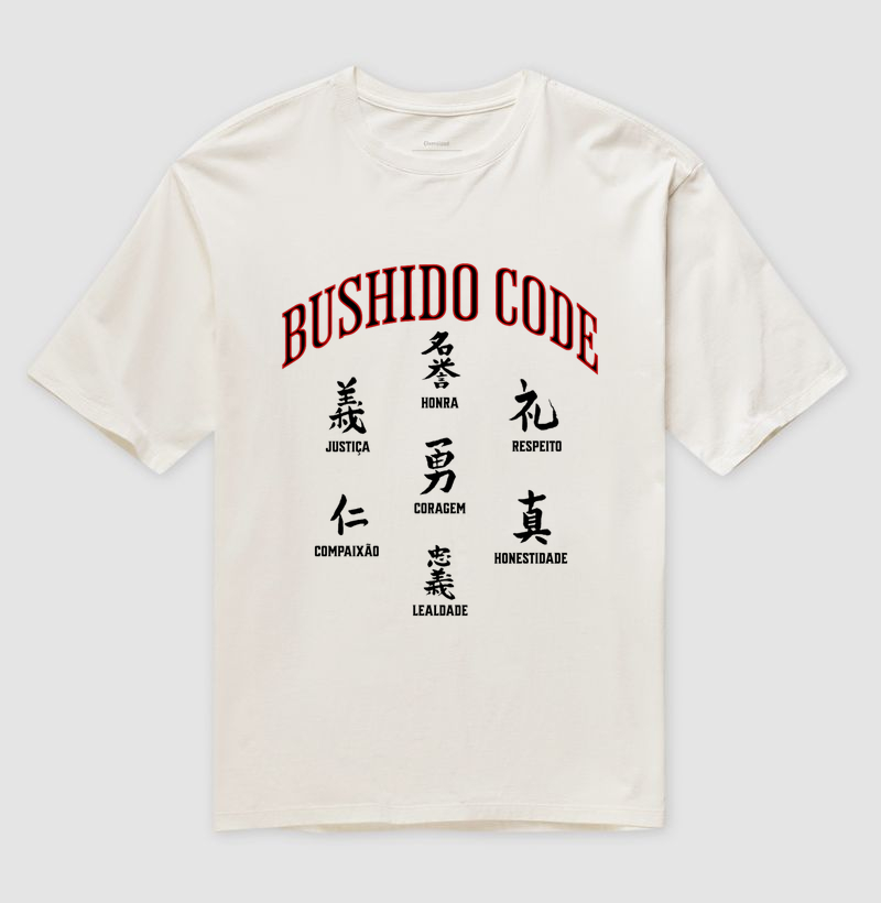 Camiseta Oversized Bushido Code