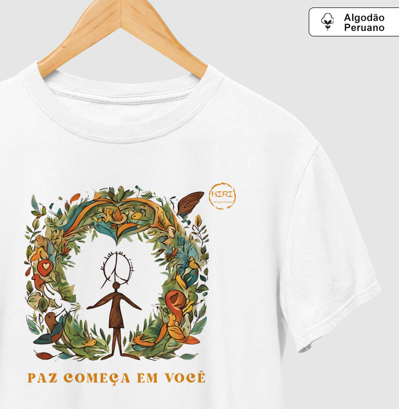 Camiseta  Premium KIRI - Paz começa em Você