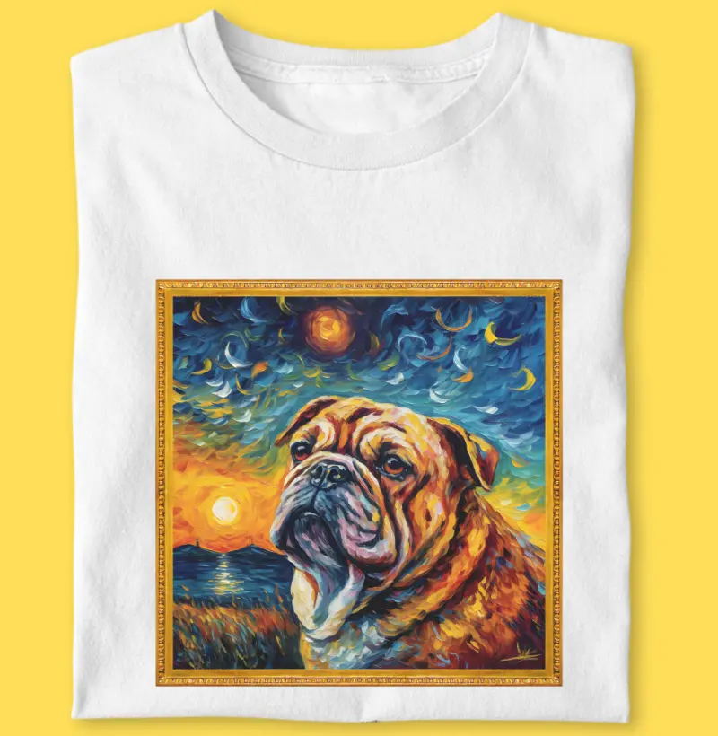 Camiseta Bulldog Ingles "Van Bully"