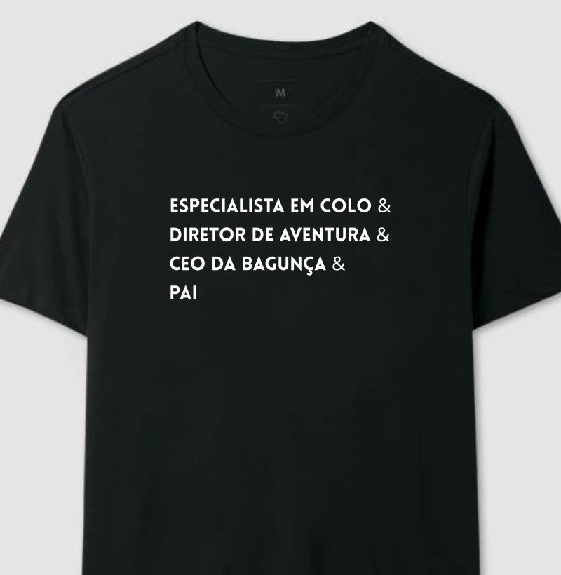 Cargos de um PAI - Camisetas Escuras