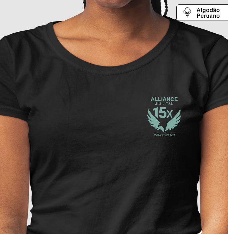 Camiseta Adulto 15x World Champions I Verde pequeno