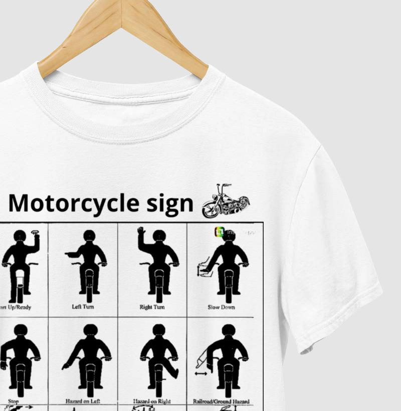 Camiseta Motorcycle Sign