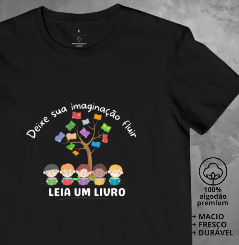 Camiseta Leia um livro